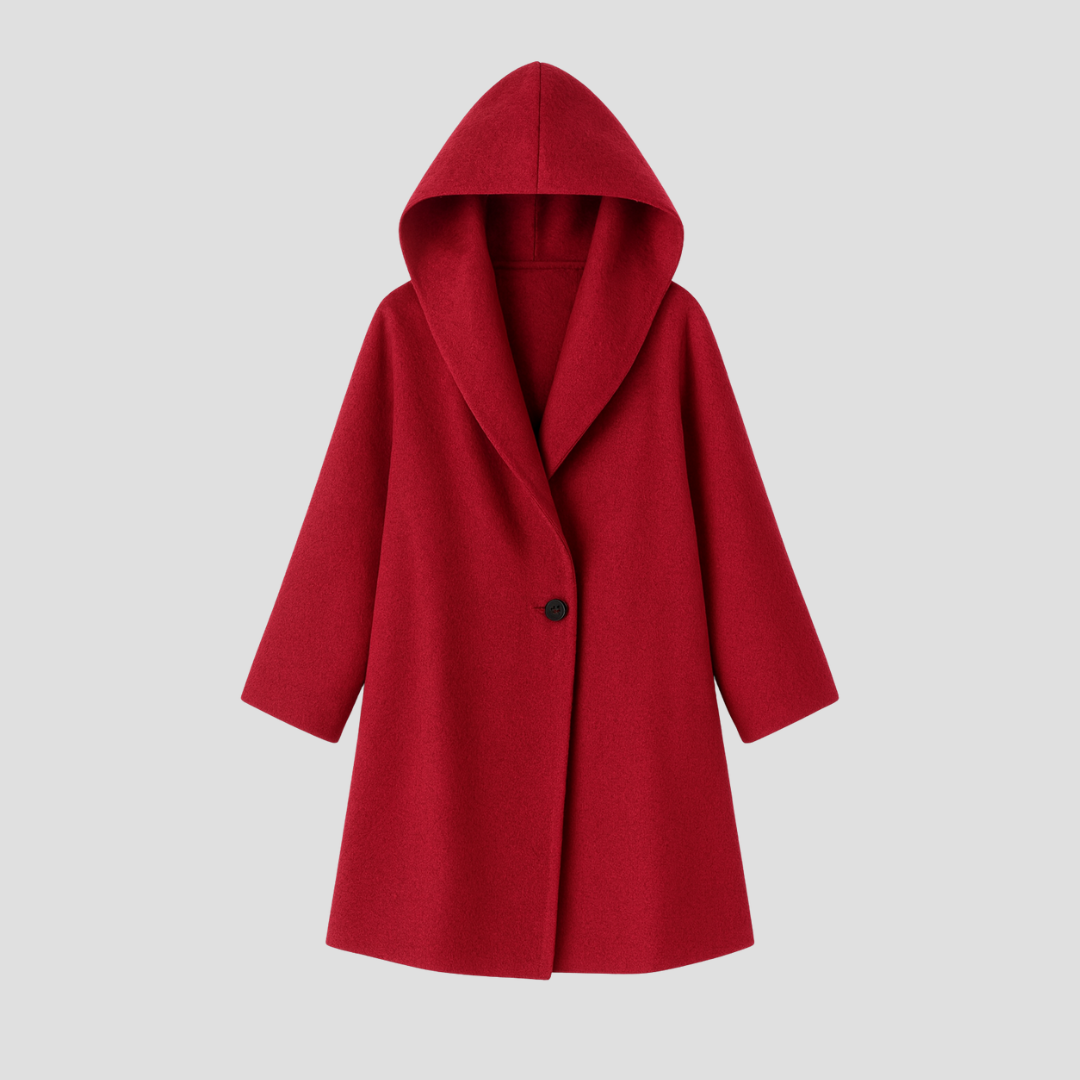 Abrigo con capucha: cálido y elegante para invierno