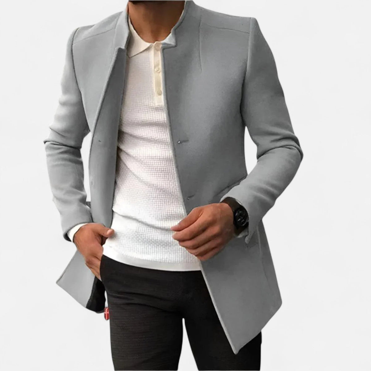 Abrigo de lana para hombre - Elegancia atemporal