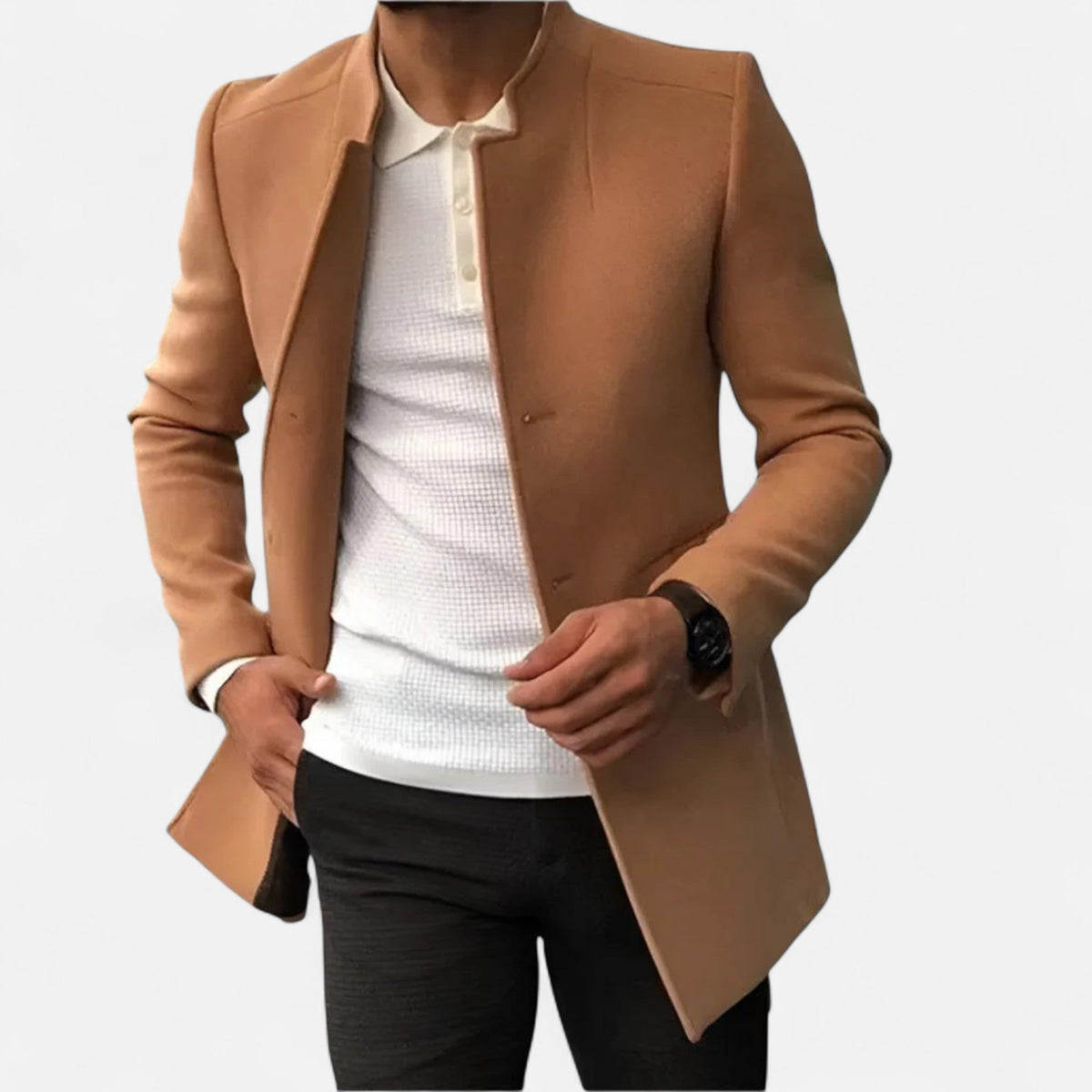 Abrigo de lana para hombre - Elegancia atemporal
