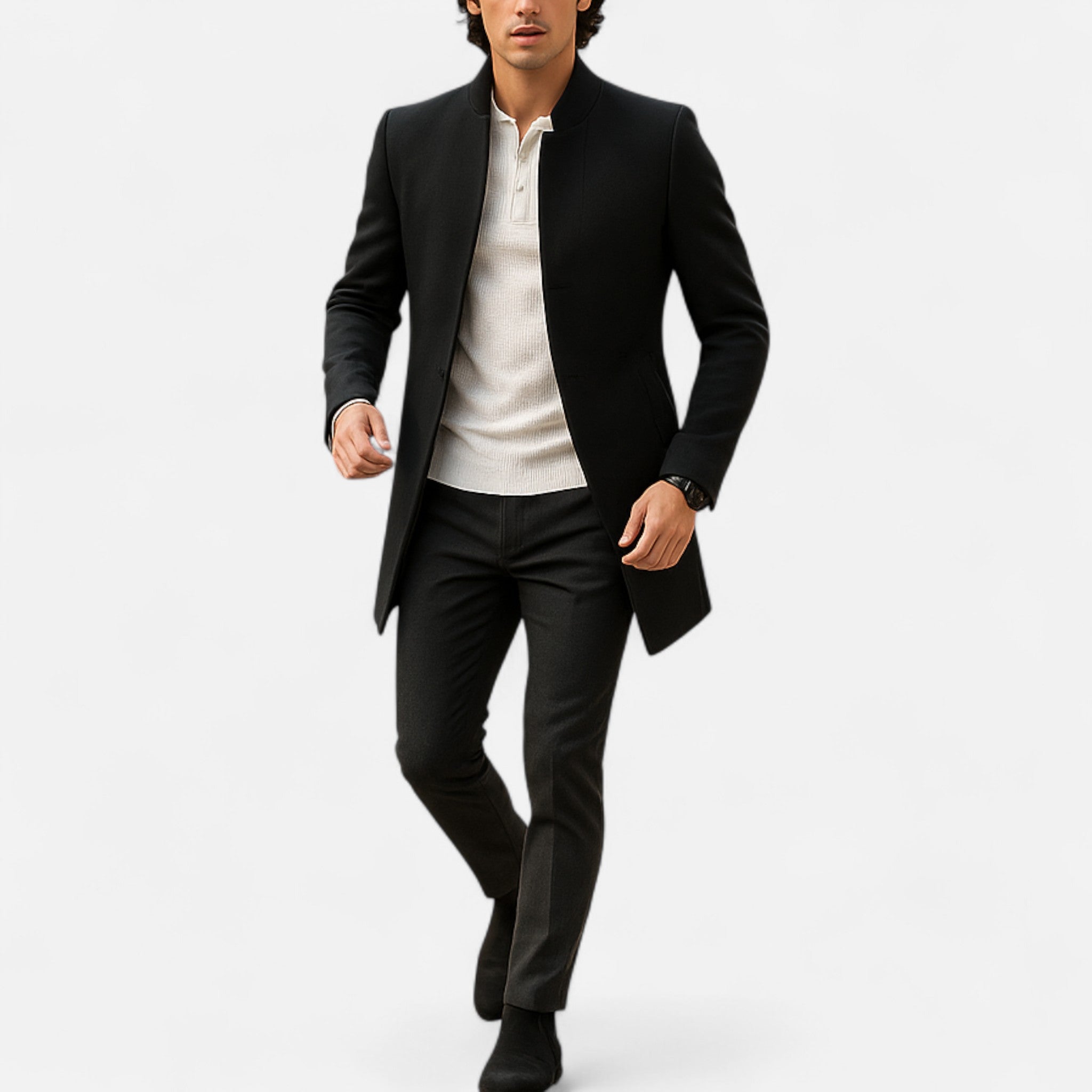 Abrigo de lana para hombre - Elegancia atemporal