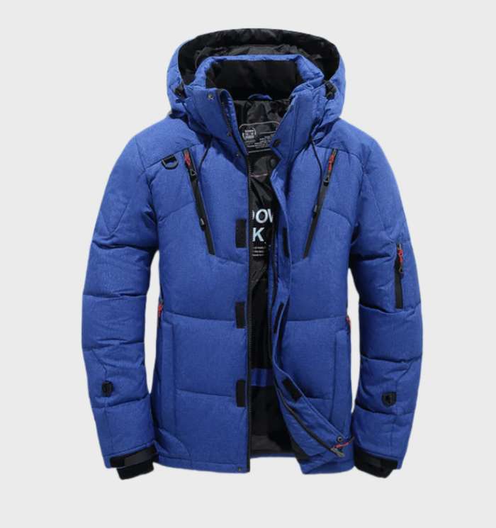Abrigo parka de invierno de gran grosor, impermeable y resistente al viento