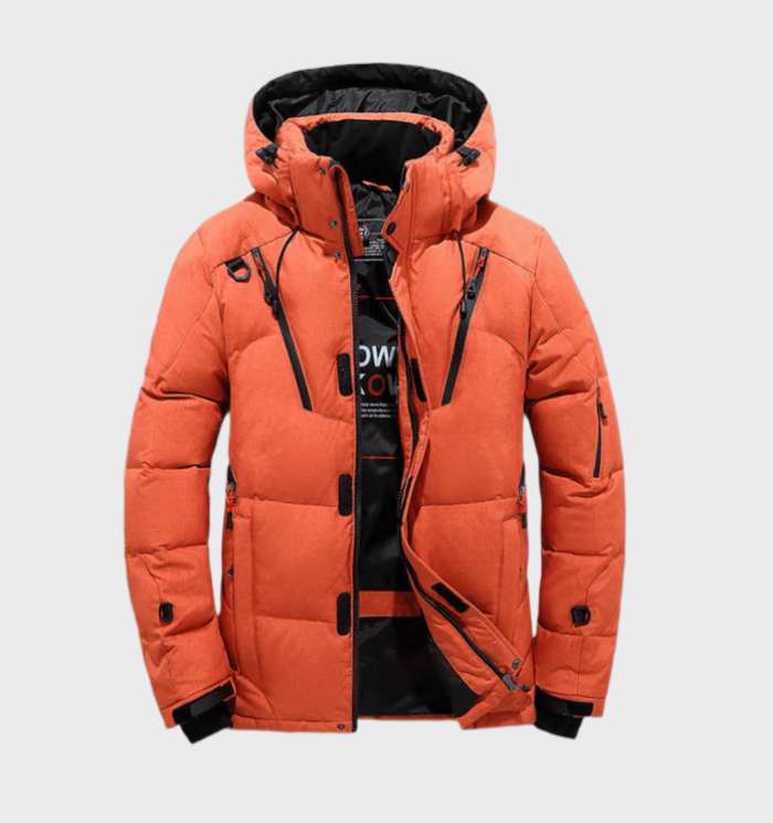 Abrigo parka de invierno de gran grosor, impermeable y resistente al viento