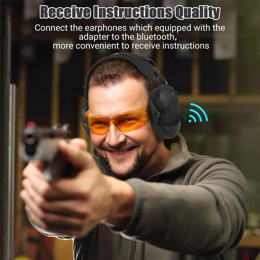 Adaptador Bluetooth para Orejeras de Tiro - Protección Auditiva Inalámbrica