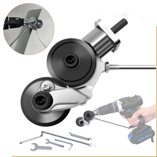 Adaptador de corte de metal para taladro