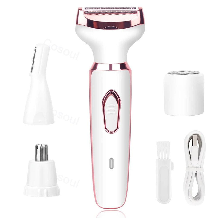 Afeitadora eléctrica para mujer 4 en 1