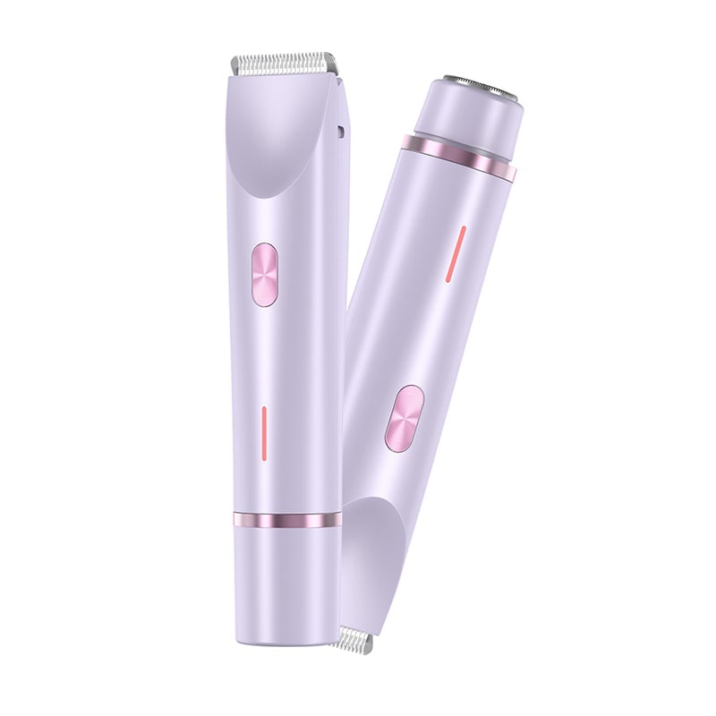 Afeitadora eléctrica y recortadora de bikini 2 en 1 para mujer