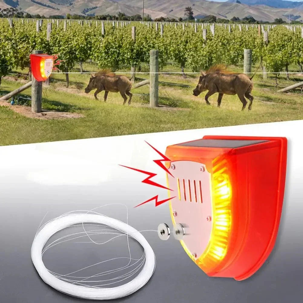 Ahuyentador Solar de Animales - Sensor de Movimiento - Seguridad para Exteriores