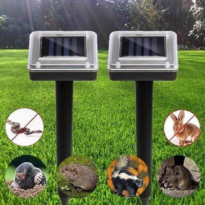 Ahuyentador Solar de Roedores, Topos, Ratones y Serpientes