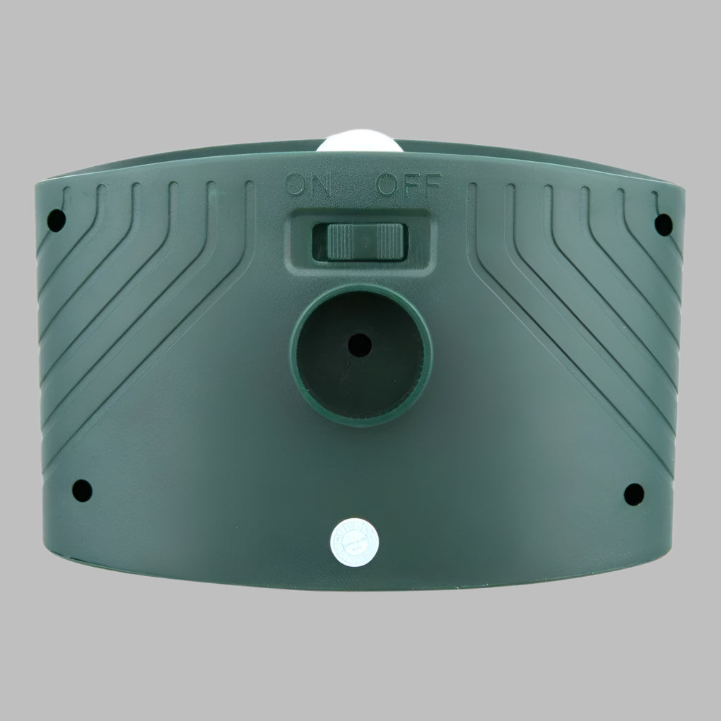 Ahuyentador ultrasónico de conejos solar con luz flash LED