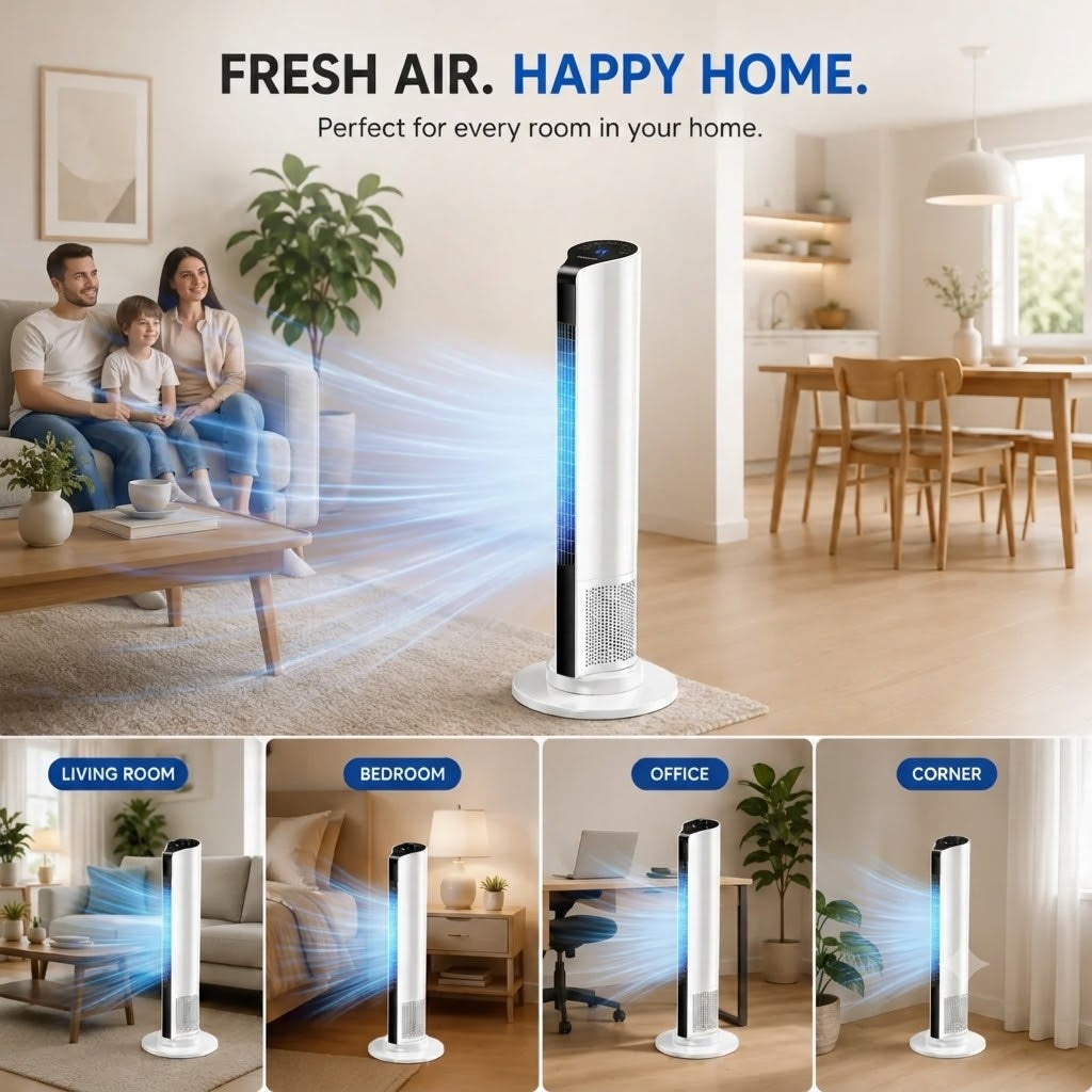 Aire Acondicionado Portátil Vertical Enfriador de Aire de Interior
