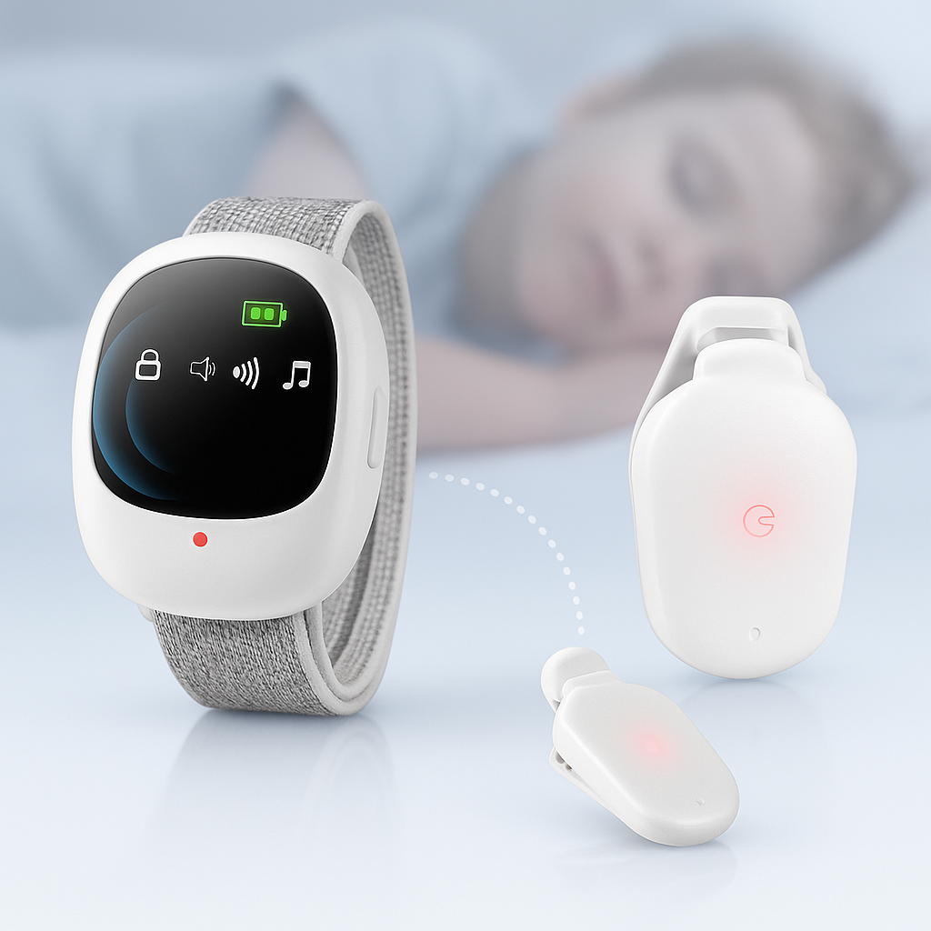 Alarma de enuresis con sensor de vibración para niños