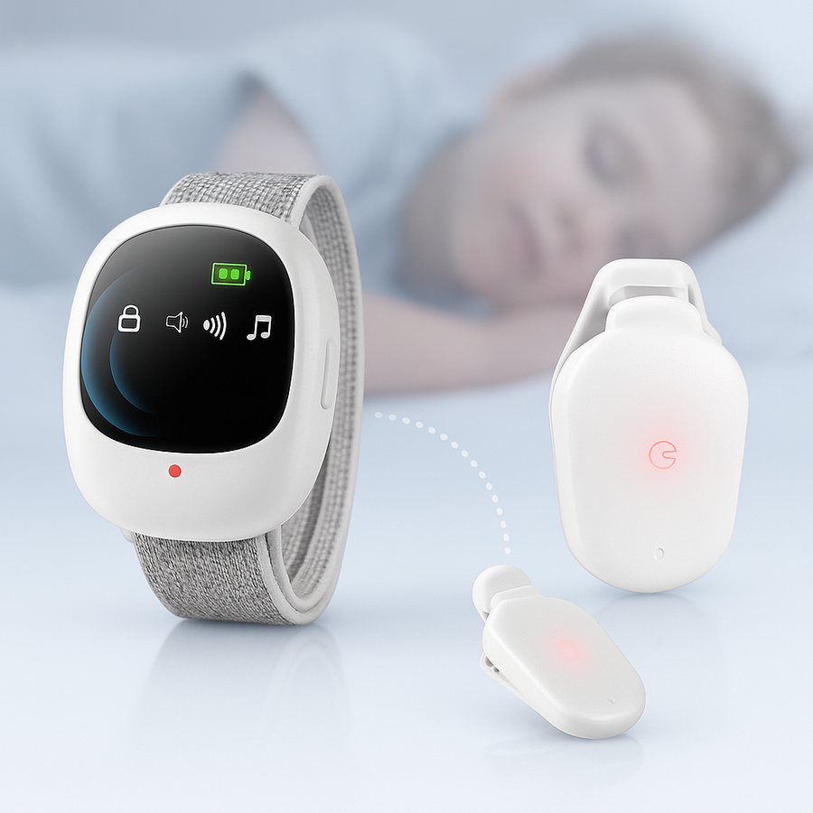Alarma de enuresis con sensor de vibración para niños