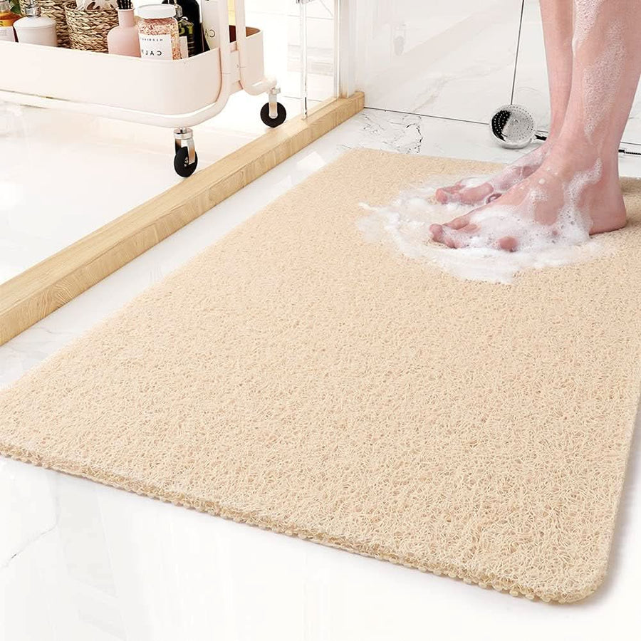 Alfombra antideslizante para ducha con sistema de drenaje