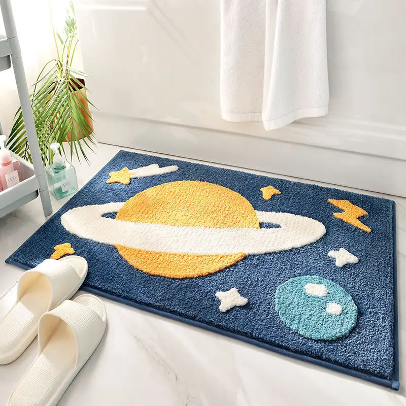 Alfombra de baño antideslizante de secado rápido