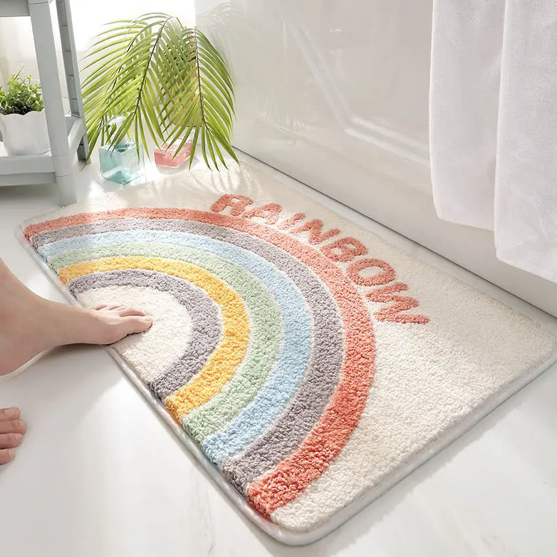 Alfombra de baño antideslizante de secado rápido