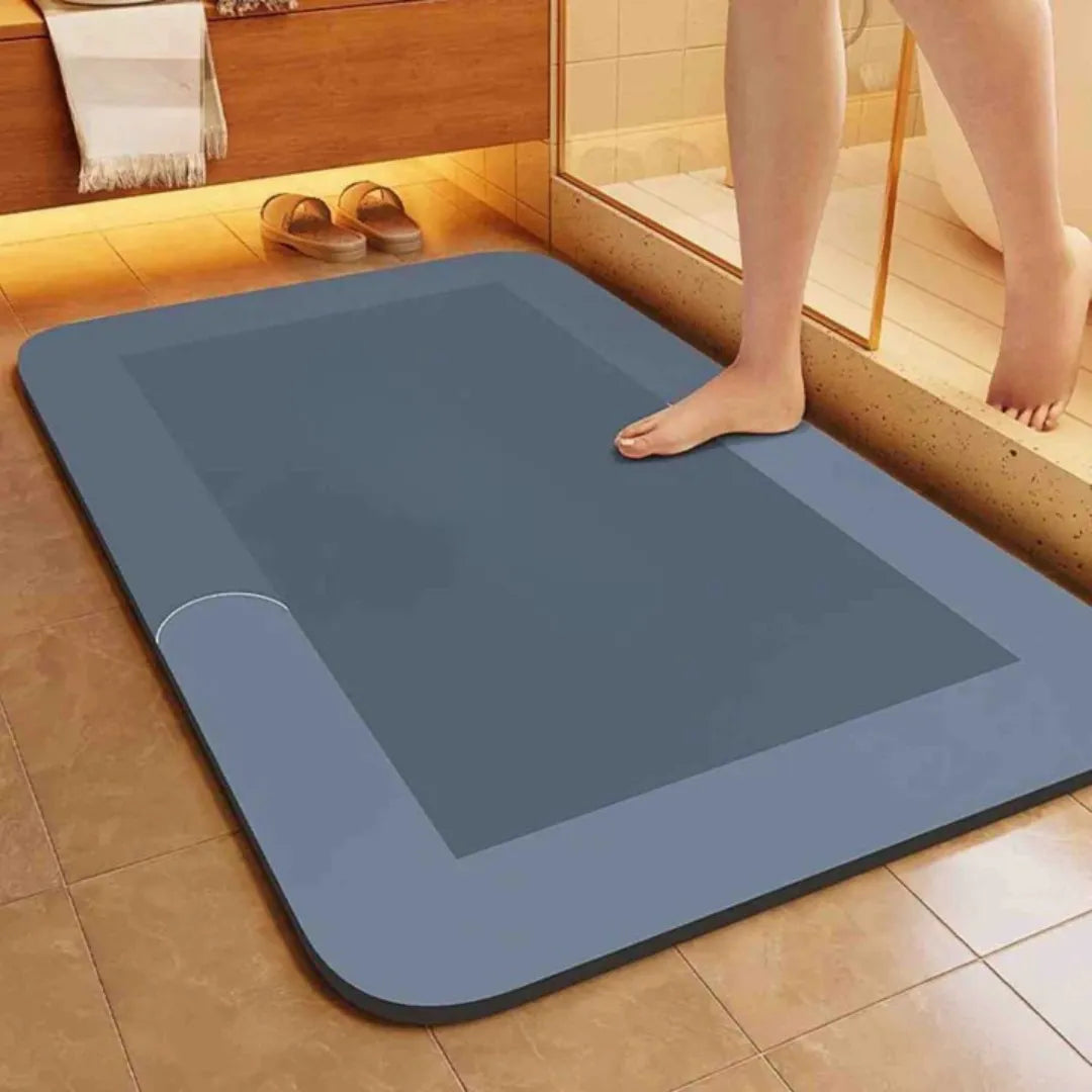 Alfombra de baño – Confort de secado rápido y antideslizante