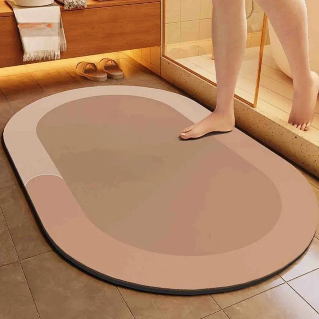 Alfombra de baño – Confort de secado rápido y antideslizante
