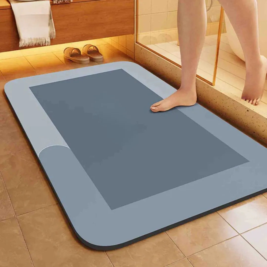 Alfombra de baño – Confort de secado rápido y antideslizante
