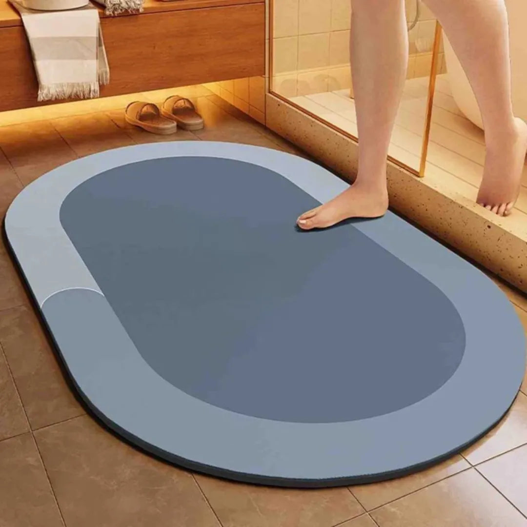 Alfombra de baño – Confort de secado rápido y antideslizante