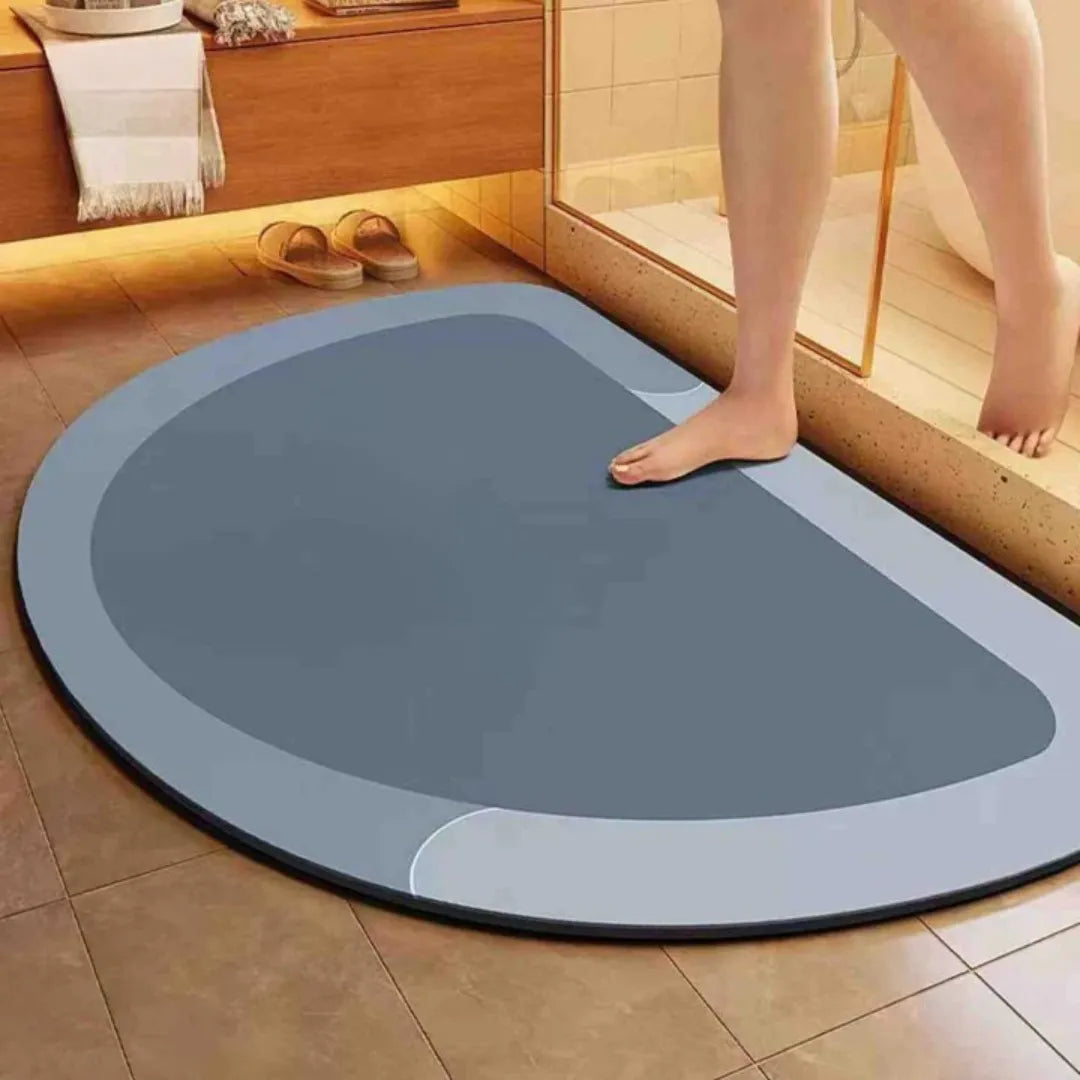 Alfombra de baño – Confort de secado rápido y antideslizante