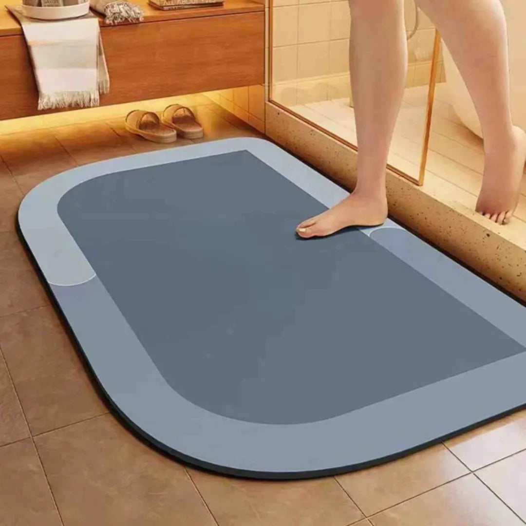 Alfombra de baño – Confort de secado rápido y antideslizante