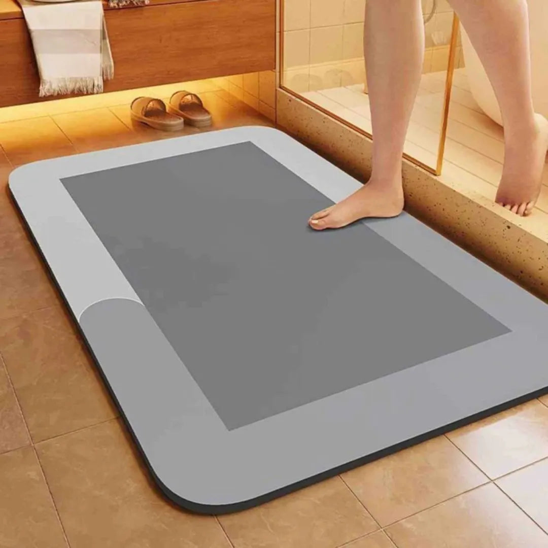 Alfombra de baño – Confort de secado rápido y antideslizante