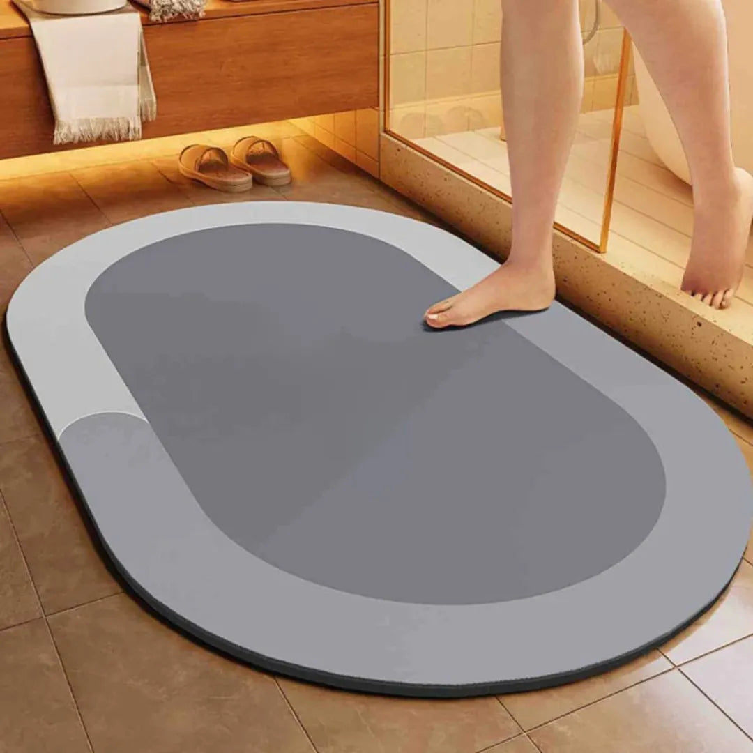 Alfombra de baño – Confort de secado rápido y antideslizante