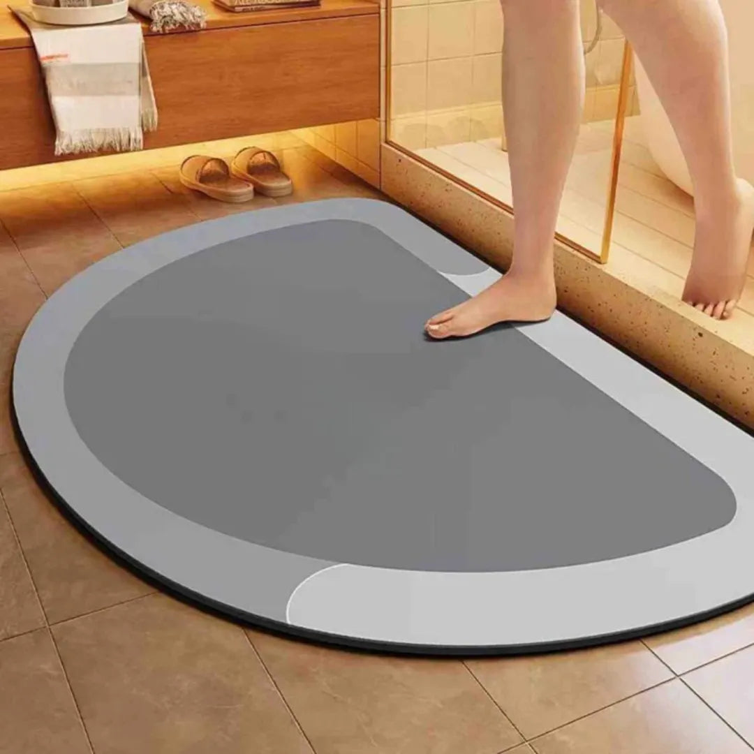 Alfombra de baño – Confort de secado rápido y antideslizante
