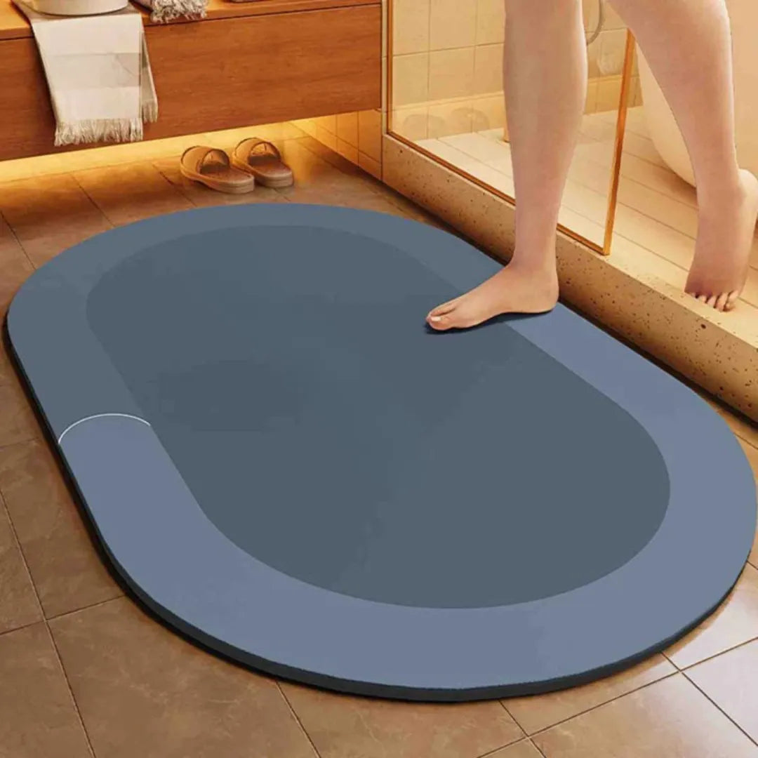 Alfombra de baño – Confort de secado rápido y antideslizante