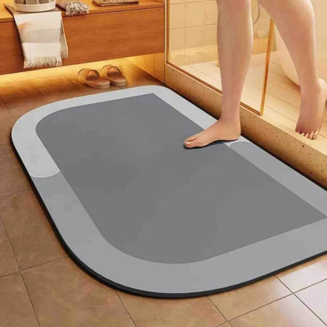 Alfombra de baño – Confort de secado rápido y antideslizante