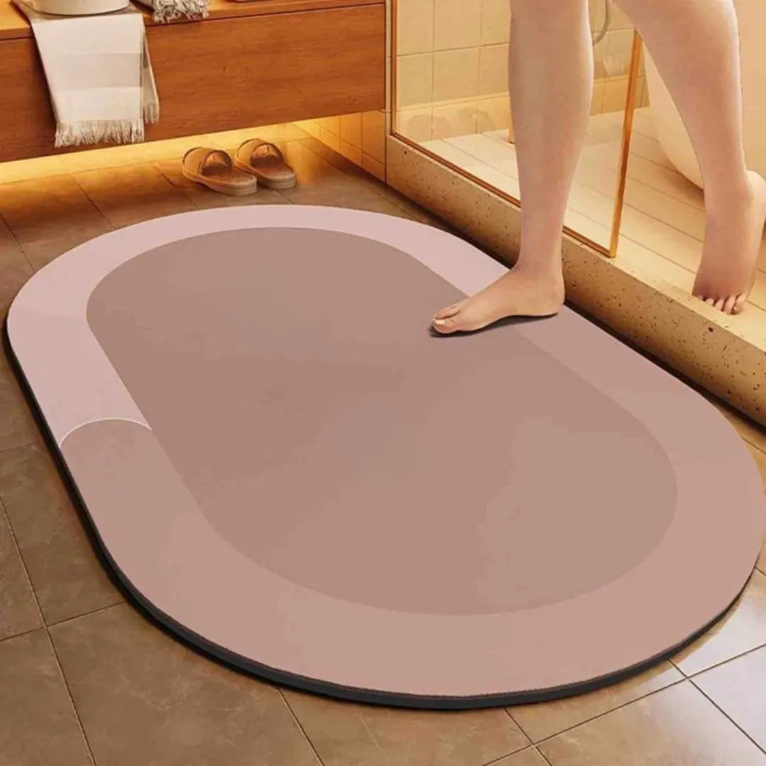 Alfombra de baño – Confort de secado rápido y antideslizante