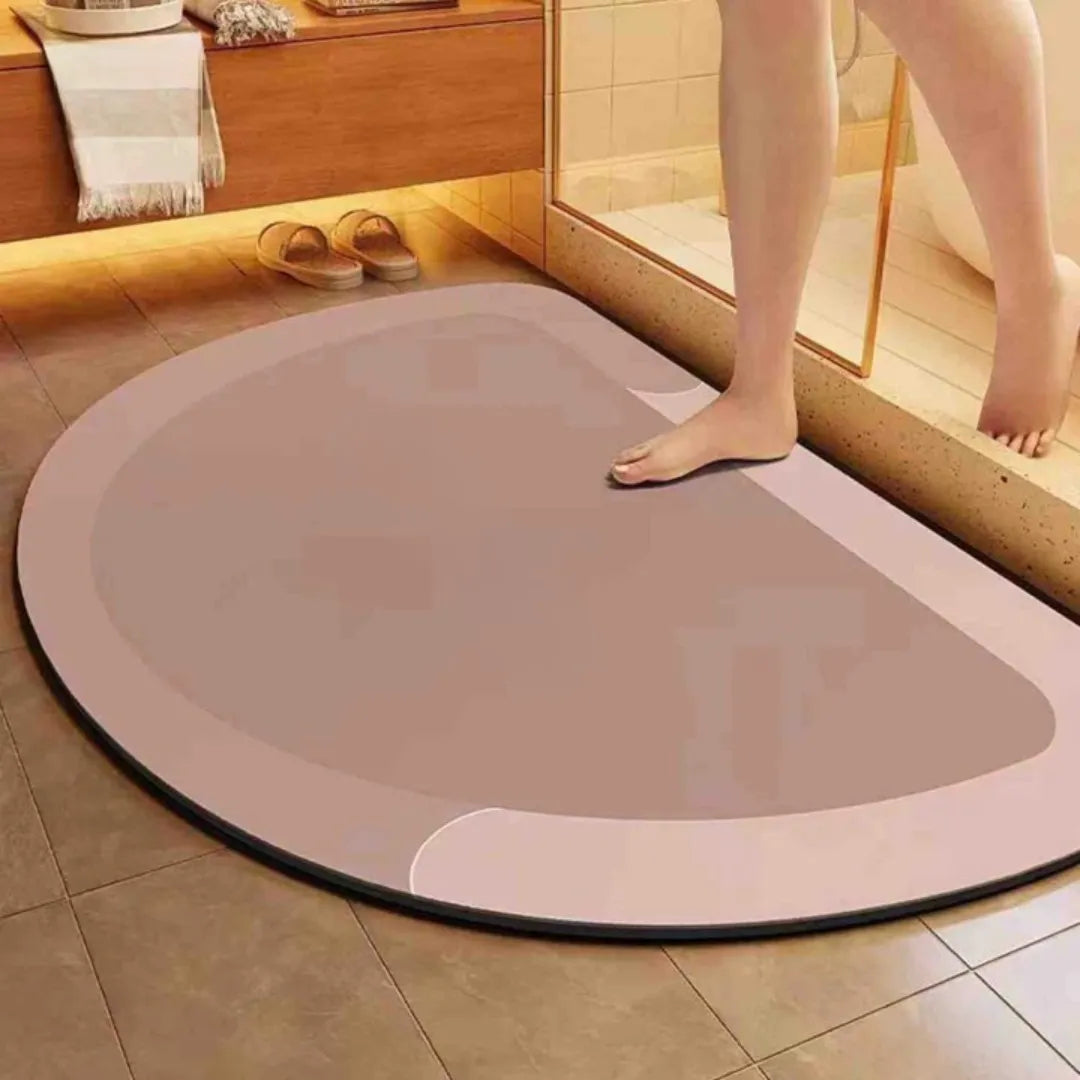 Alfombra de baño – Confort de secado rápido y antideslizante