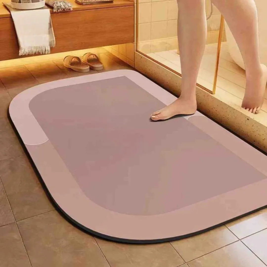 Alfombra de baño – Confort de secado rápido y antideslizante