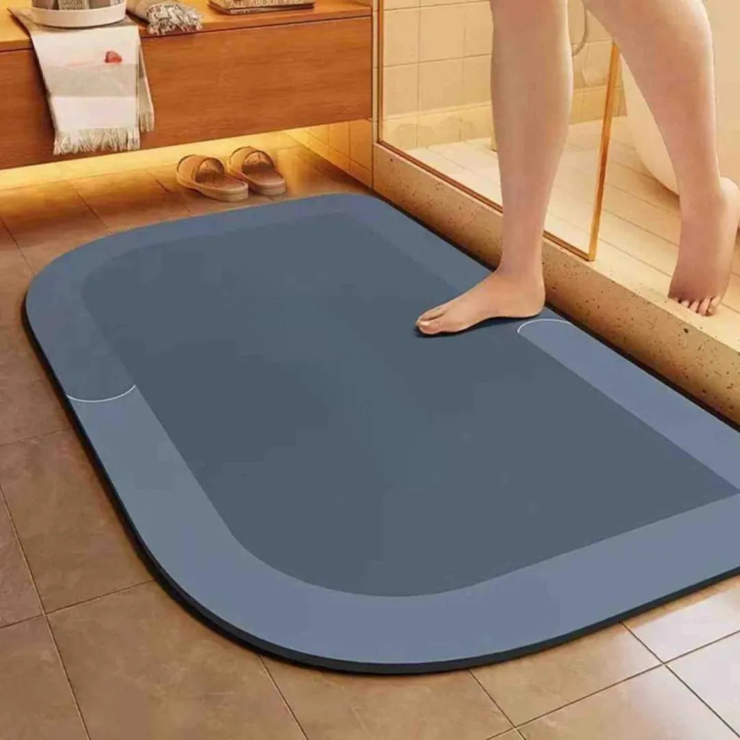 Alfombra de baño – Confort de secado rápido y antideslizante