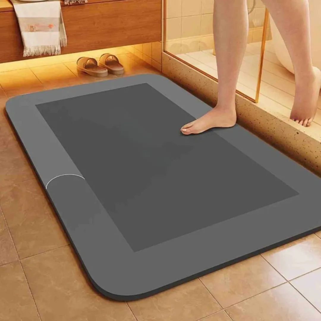 Alfombra de baño – Confort de secado rápido y antideslizante