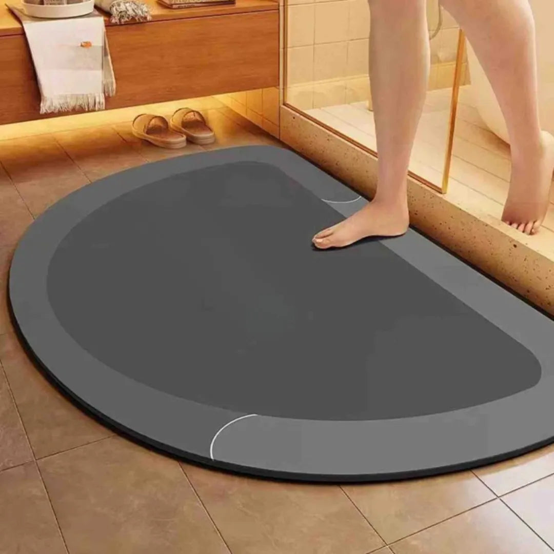 Alfombra de baño – Confort de secado rápido y antideslizante