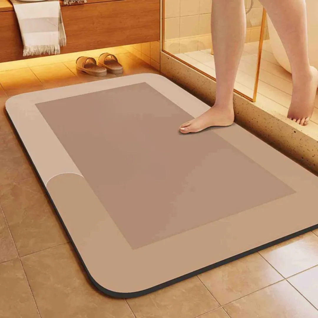 Alfombra de baño – Confort de secado rápido y antideslizante