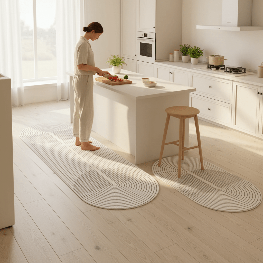 Alfombra de cocina para mayor comodidad y seguridad