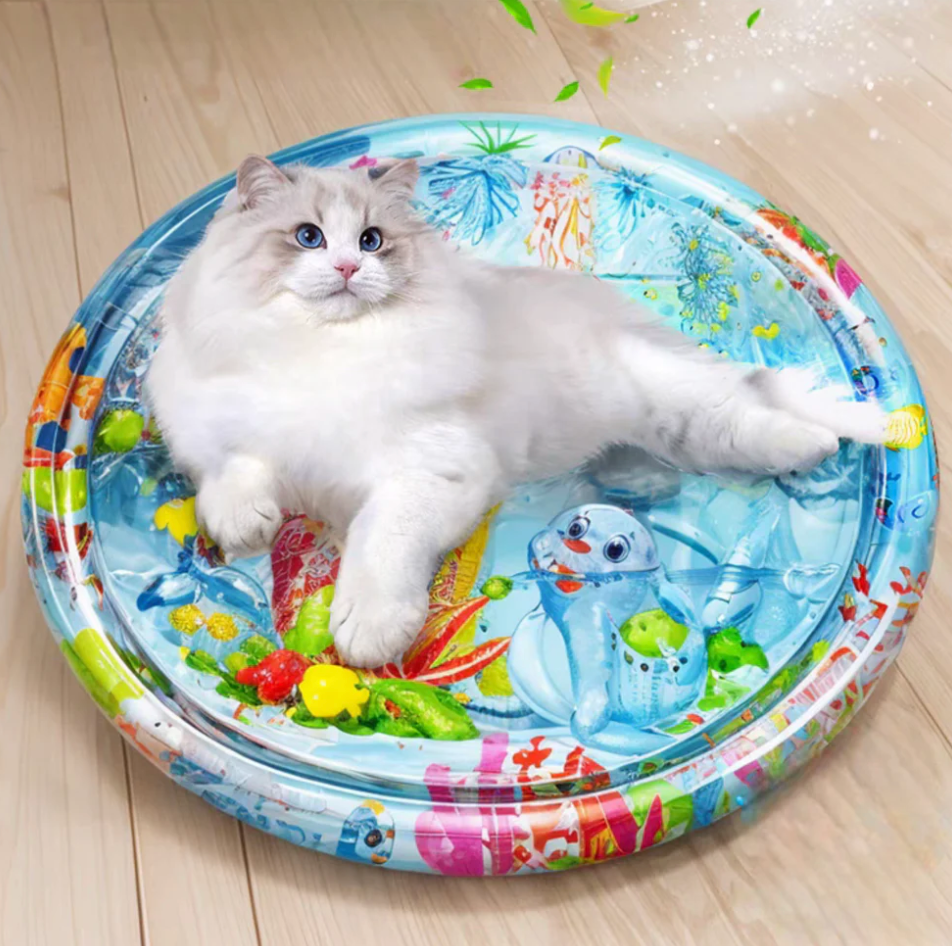 Alfombra de juego duradera para diversión infinita para su gato
