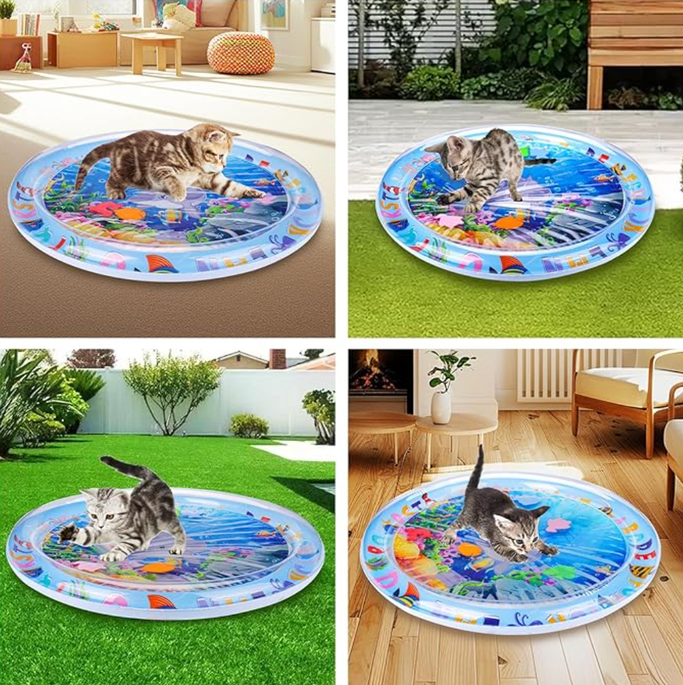 Alfombra de juego duradera para diversión infinita para su gato