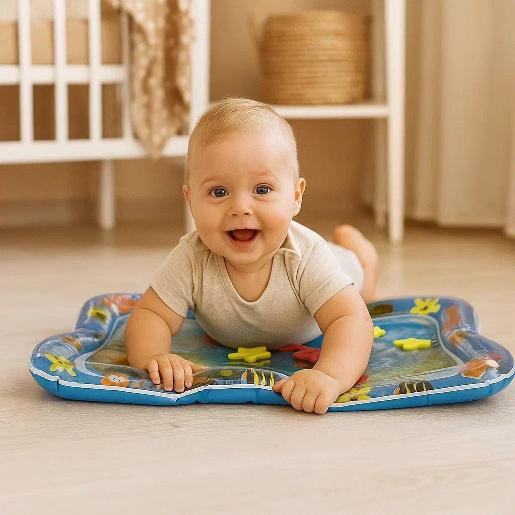 Alfombra de juegos hinchable de agua para bebés