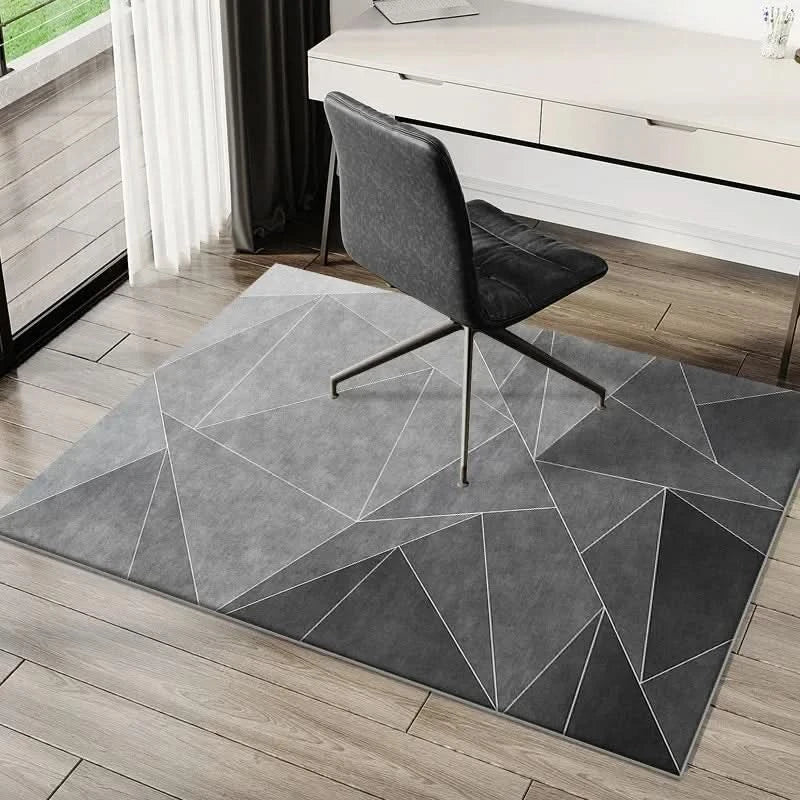 Alfombra para silla de oficina lavable – Protector de alfombra para suelos duros