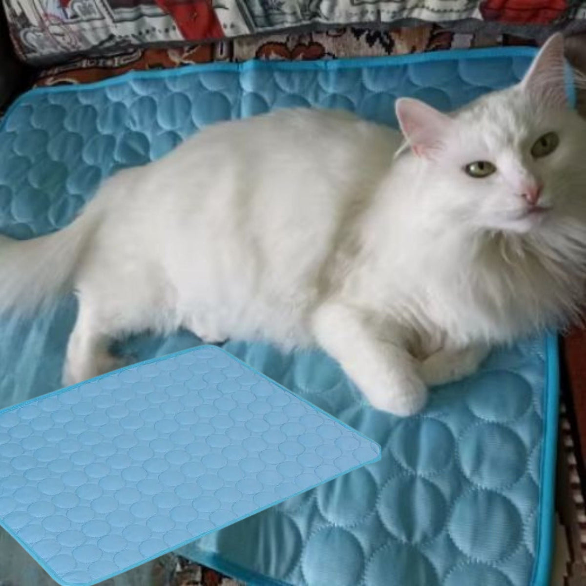 Alfombra refrescante para gatos