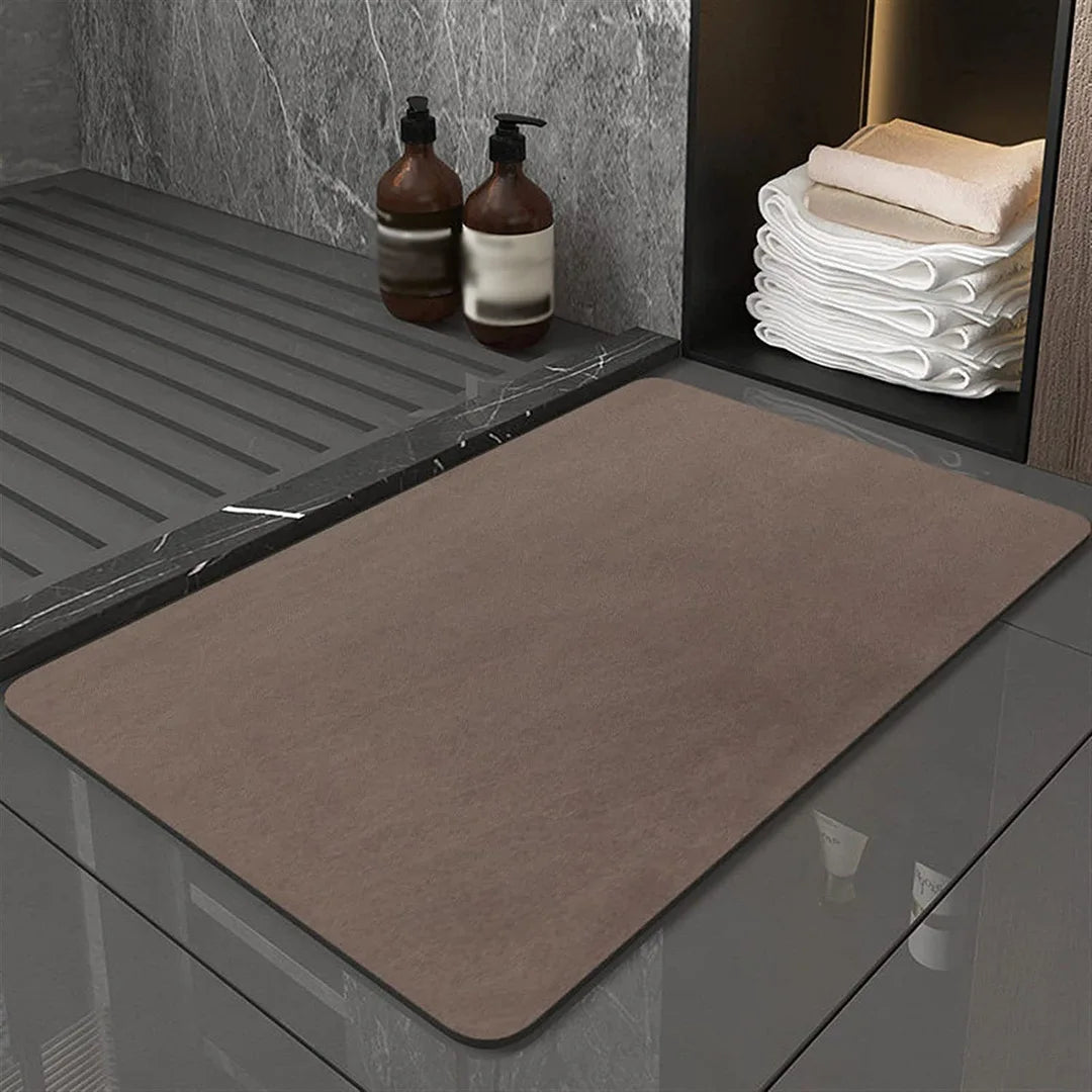 Alfombrilla de baño de tierra de diatomeas