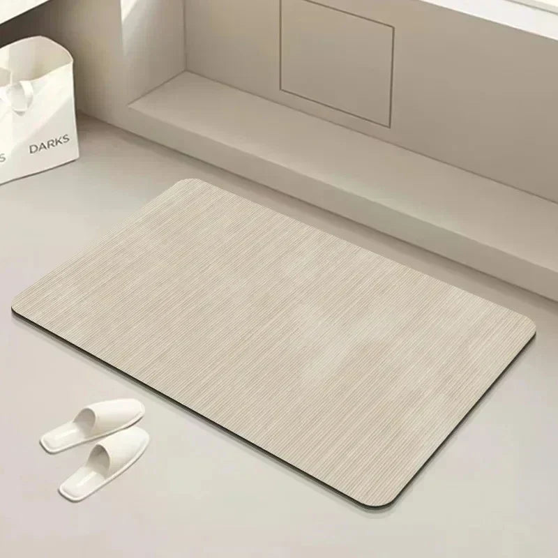 Alfombrilla de baño de tierra de diatomeas
