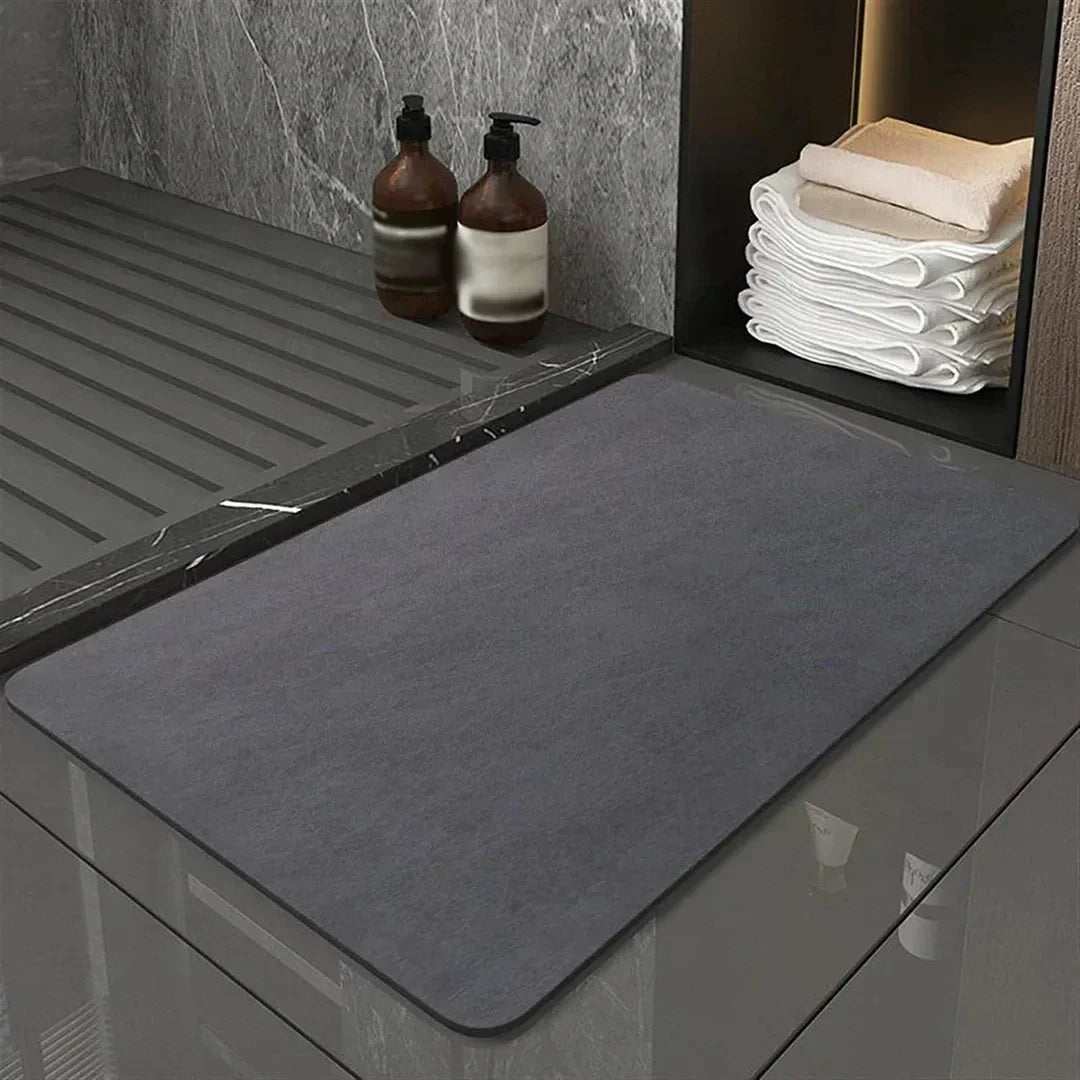Alfombrilla de baño de tierra de diatomeas
