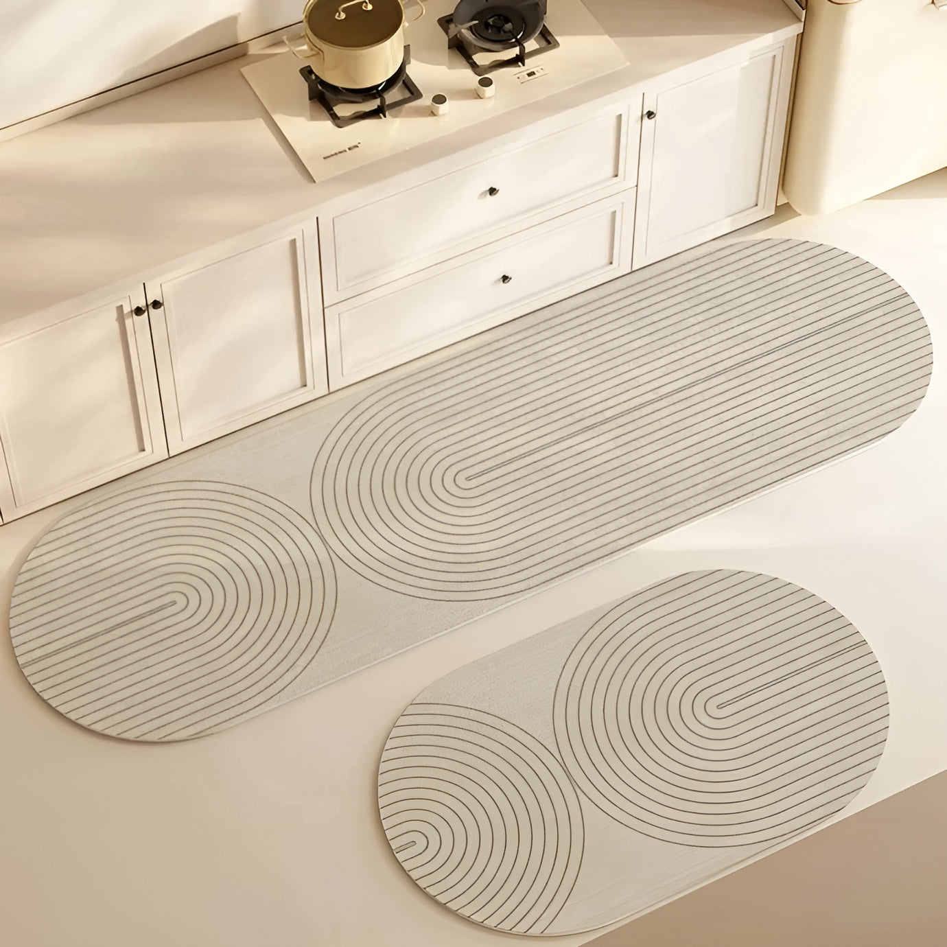 Alfombrilla de baño de tierra de diatomeas: extremadamente absorbente, antideslizante y suave
