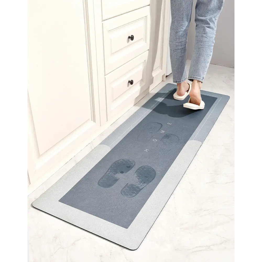 Alfombrilla de cocina cómoda de polímeros absorbentes, impermeable y antideslizante