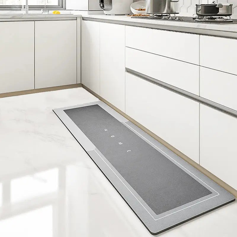 Alfombrilla de cocina cómoda de polímeros absorbentes, impermeable y antideslizante