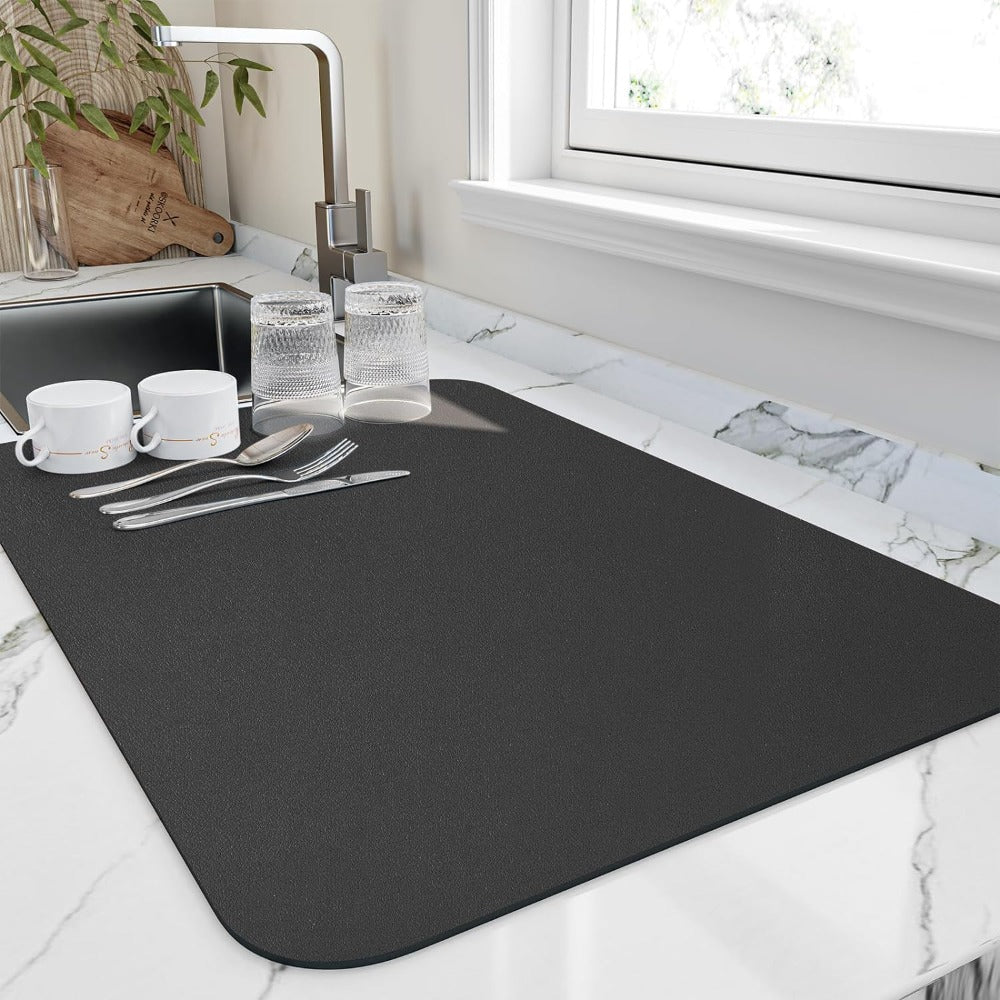 Alfombrilla escurreplatos con superficie de rápida absorción